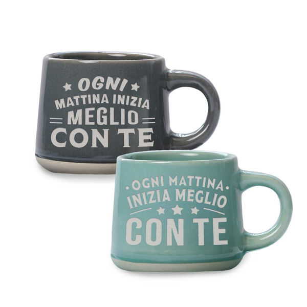 Set 2 tazzine da caffè Ogni Mattina