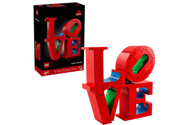 LEGO LOVE 791 pezzi scritta decorativa costruibile