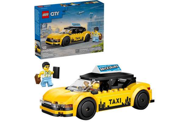 LEGO City 60487 Taxi Giallo auto elettrica costruibile