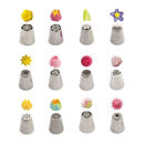 3° Cofanetto 12 Cornetti per Fiori Diretti Decora in acciaio inox