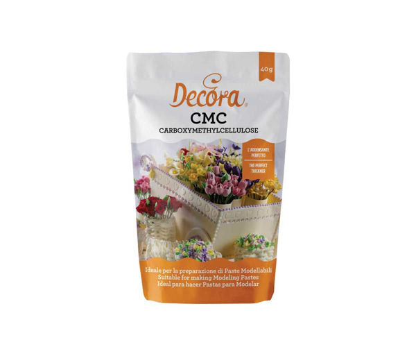 CMC 40 g Decora carbossimetilcellulosa per pasta di gomma