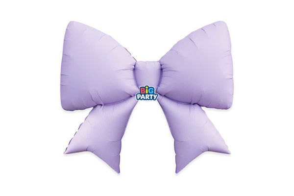 palloncino mylar fiocco gigante lilla 98x75 cm decorazione festa