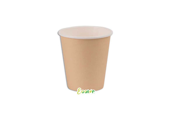 bicchieri ecolor cappuccino 250 cc confezione 25 pezzi