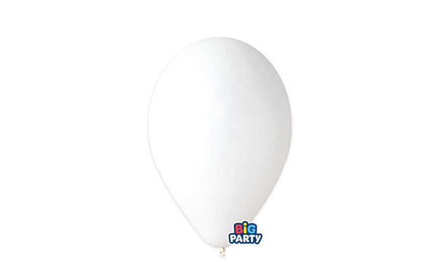 16 Palloncini Bianchi Medium 10" (26 cm)