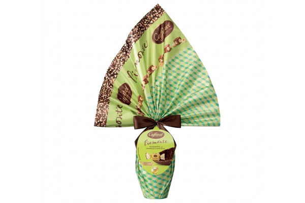 uovo di pasqua caffarel piemonte fondente con pralina 270 grammi