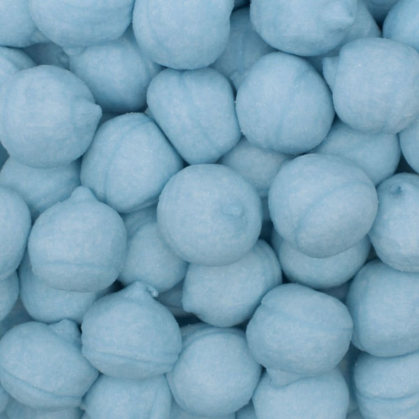 Marshmallow palle da golf celeste pastello senza glutine 100 pezzi da 9g