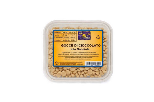 Gocce di Cioccolato alla Nocciola 40 g per Dolci