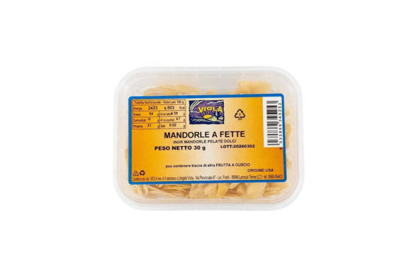 Mandorle a Fette 30 g Mandorle a Lamelle per Dolci