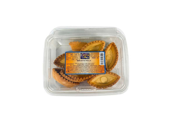 Barchette di Frolla 10 pezzi 100 g Gusci per Dessert