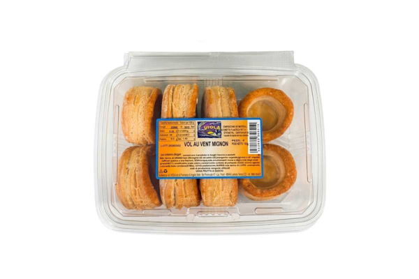 Vol Au Vent 8 pezzi 100 g Gusci di Sfoglia per Antipasti