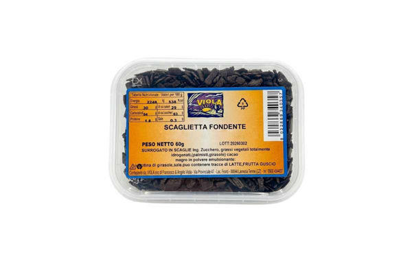 Scaglietta Fondente 60 g Scaglie di Cioccolato per Dolci