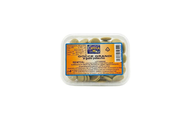 Gocce pistacchio grandi di zucchero da 50 g