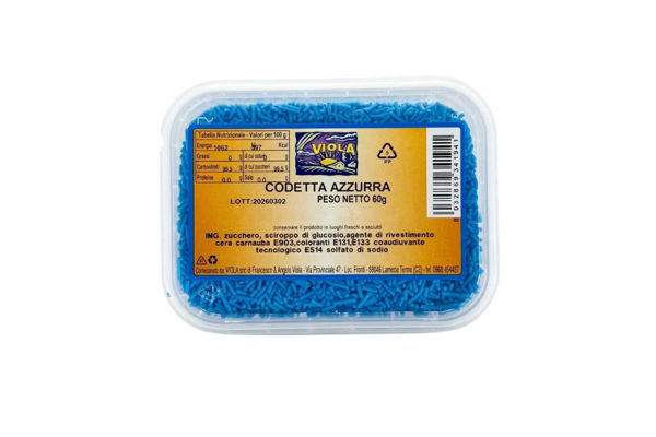 codette azzurre zucchero decorative