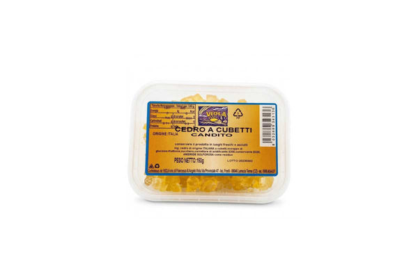 cedro candito cubetti per pasticceria