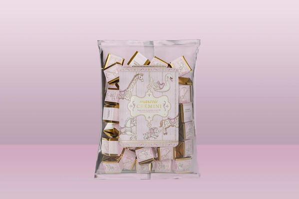Cremini Baby Rosa Maxtris 500 g cioccolatini nascita bambina