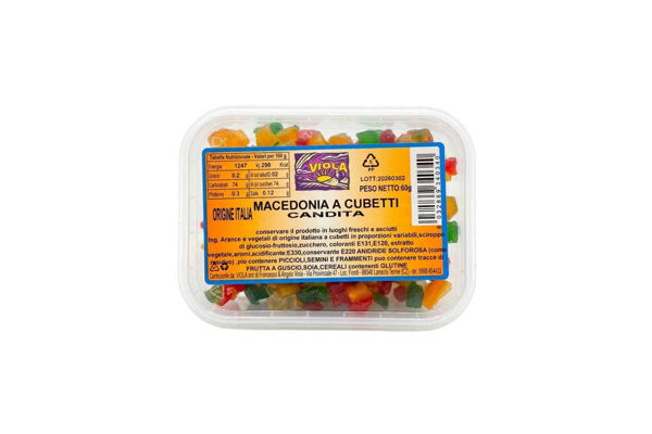 macedonia a cubetti candita frutta candita
