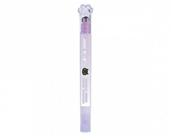 evidenziatore-lilla-kawaii-roller-stamp-glitter