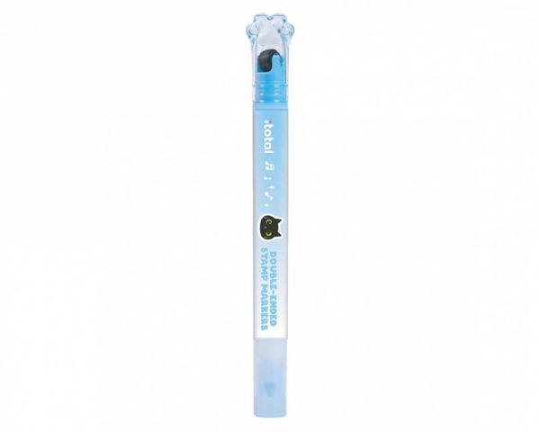 evidenziatore-celeste-kawaii-roller-stamp-glitter