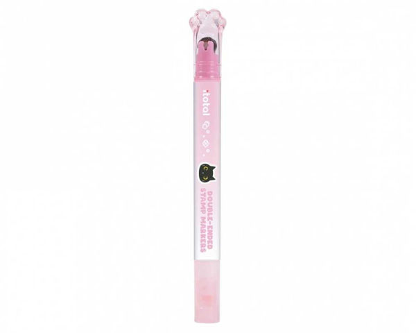evidenziatore-rosa-kawaii-roller-stamp-glitter