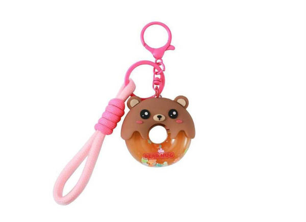 portachiave donuts gatto marrone