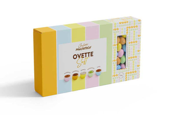 Ovette soft confettate Maxtris 1 kg ovetti di cioccolato assortiti
