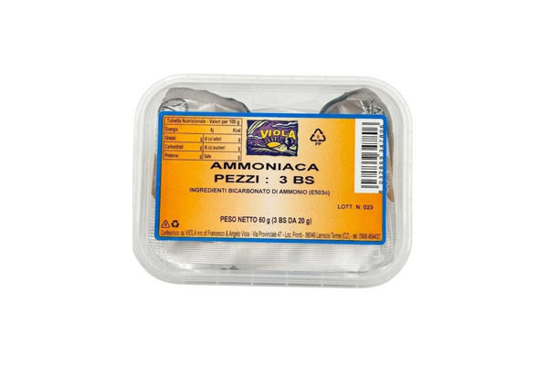 Ammoniaca per Dolci 3 Bustine 20 g