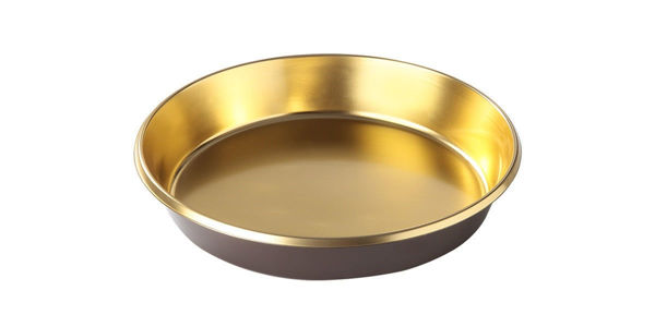 Vassoio Charlotte dorato 24 cm Alcas per dolci e dessert