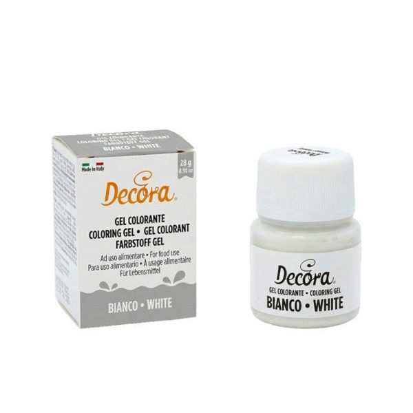 Decora Gel Colorante 28 grammi Bianco