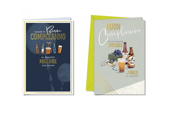 Biglietto Compleanno Maschile per Uomo