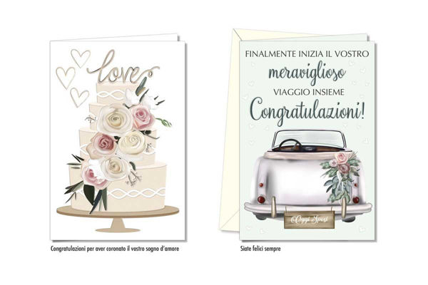 Biglietto Nozze per Auguri di Matrimonio