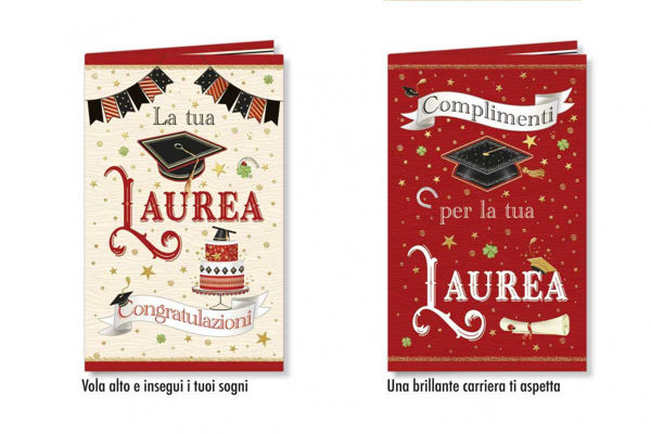 Mini Biglietto Laurea per Auguri di Laurea