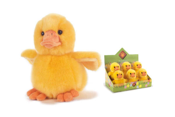 Peluche Papera Gialla 18 cm Morbida