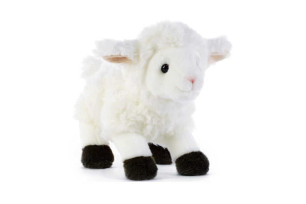 Peluche Agnello Morbido 21 cm Pecorella