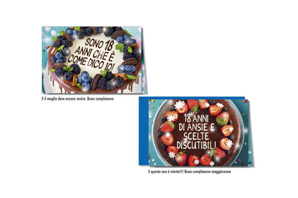 Biglietto Auguri 18 Anni