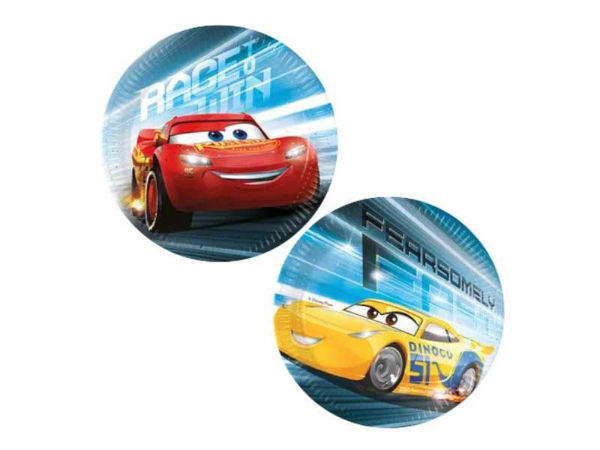 PIATTI 20 cm Cars "Victory Is Mine" 8 pezzi
