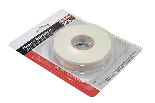 nastro biadesivo 4,5 m x 1,8 cm doppia faccia