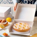 Scatola per torta Bianca 26,5x26,5x6 cm