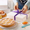 Scatola per torta Bianca 30,5x30,5x6 cm