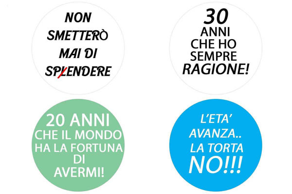 Cialda per torta con frase personalizzata elegante