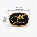 Applique personalizzata in plexiglass inciso