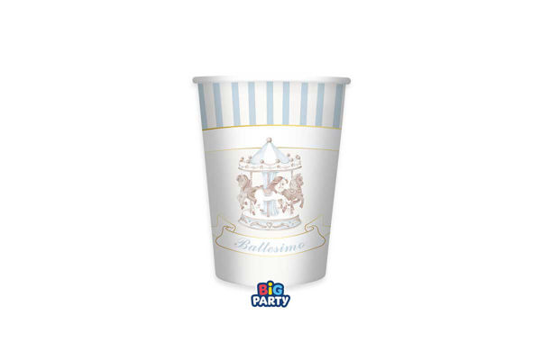 bicchieri battesimo carillon celeste 250 cc decorazioni tavola