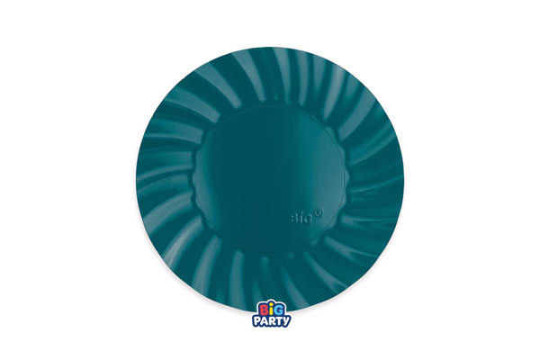 piatti wavy ottanio 20 cm decorazioni tavola moderna