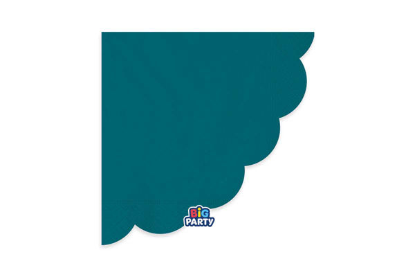 tovaglioli wavy ottanio 33x33 decorazioni tavola moderne