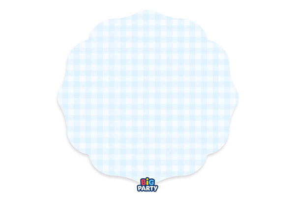 Immagine di 6 Sottopiatti cm.35 Vichy Celeste