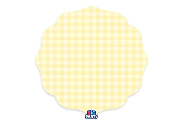 Immagine di 6 Sottopiatti cm.35 Vichy Giallo