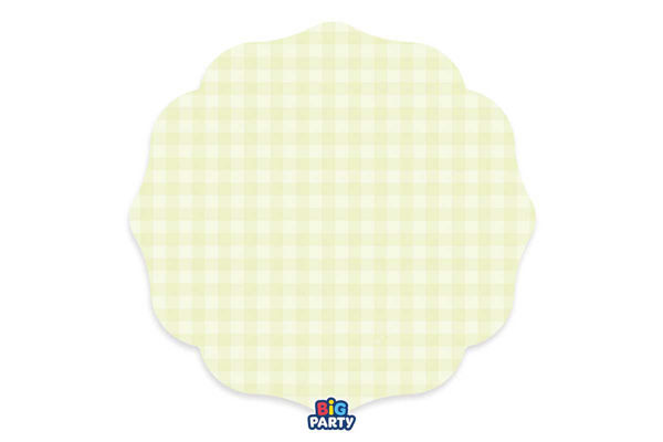 sottopiatti vichy verde 35 cm set 6 pezzi decorazione tavola
