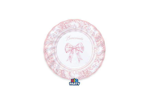 tovaglioli benvenuta fiocco vintage baby shower 25x25