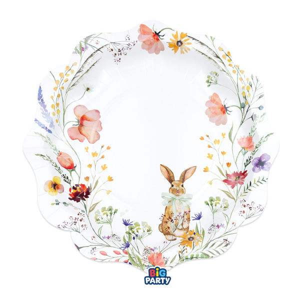 piatti happy easter 25 cm decorazioni tavola pasqua