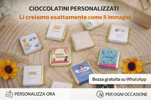 Cioccolatino persoalizzato