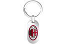 portachiavi acciaio ac milan gadget tifoso calcio